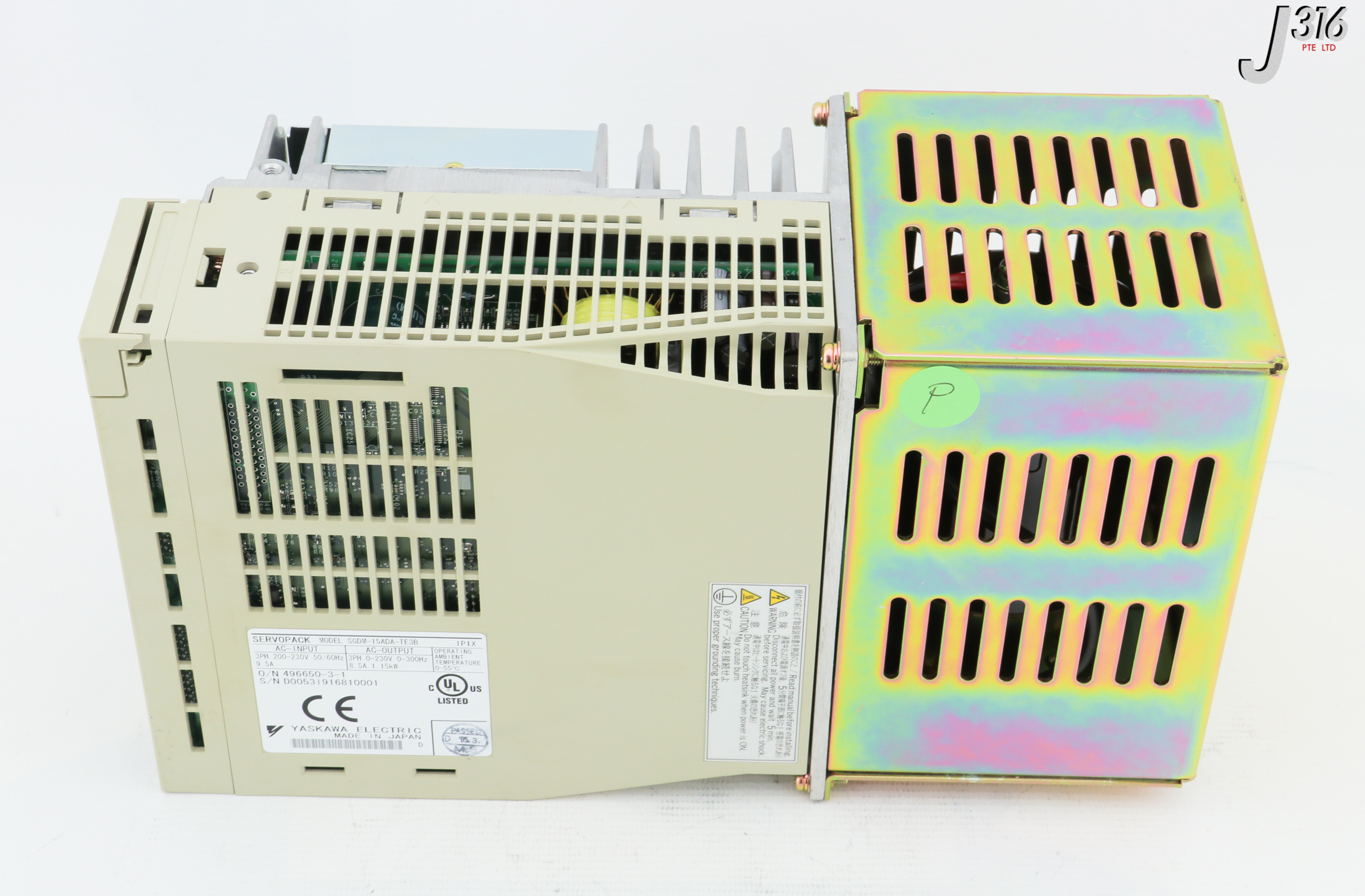 m 32651 YASKAWA SEVO DRIVE, SERVOPACK SGDM-15ADA-TE3B | eBay